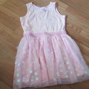 Pink tank dress